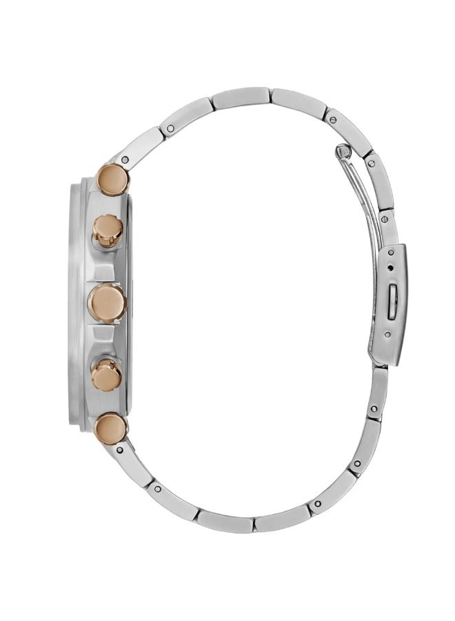 جس ساعة جيس إيدج GW0539G1 للرجال – إطار معدني فضي مع ميناء أسود - Image 4